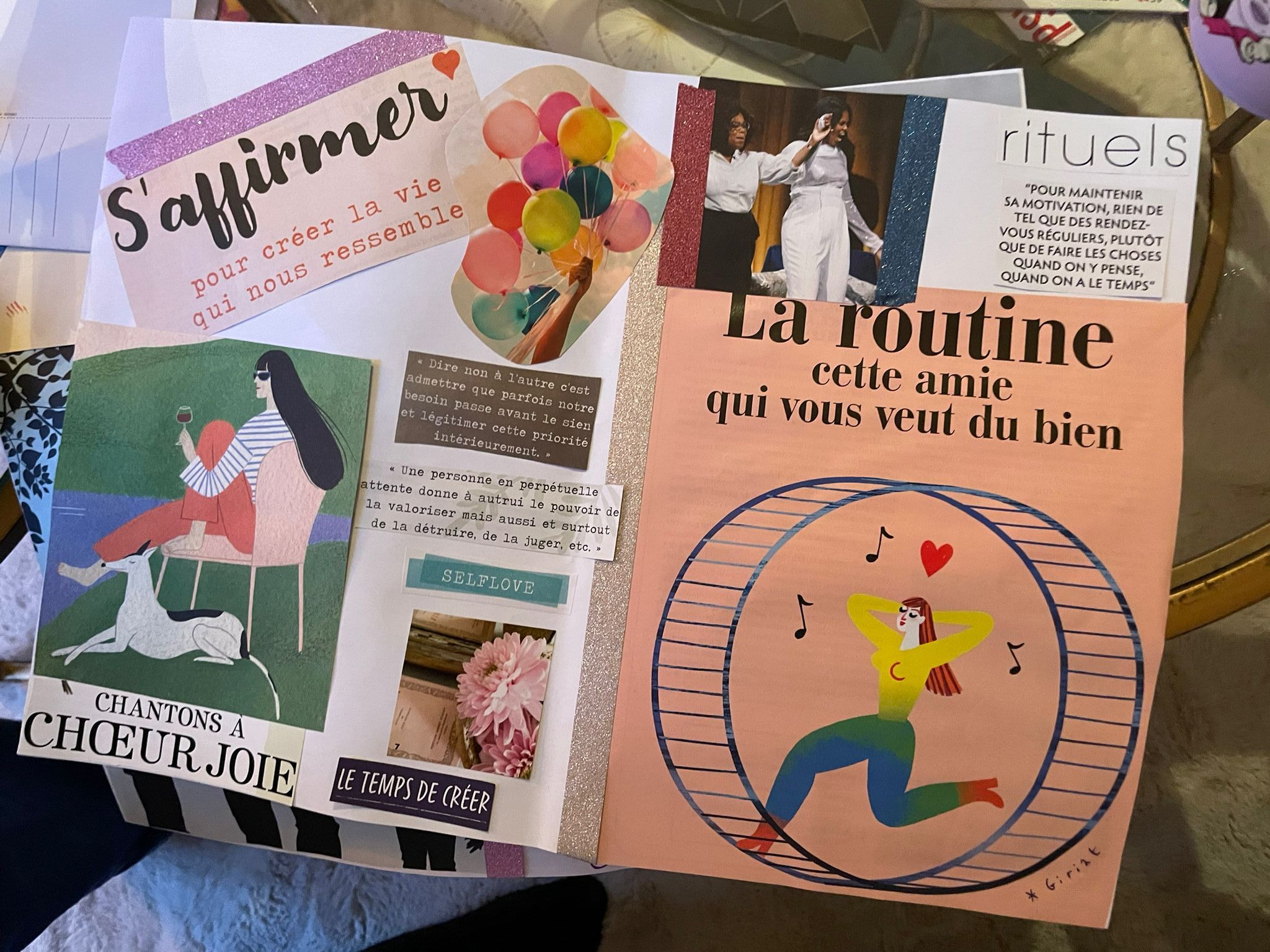 10 idées pour créer un vision board inspirant